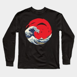 wave of kanagawa Long Sleeve T-Shirt